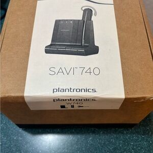 Plantronics Savi 740 Black Wireless Headset